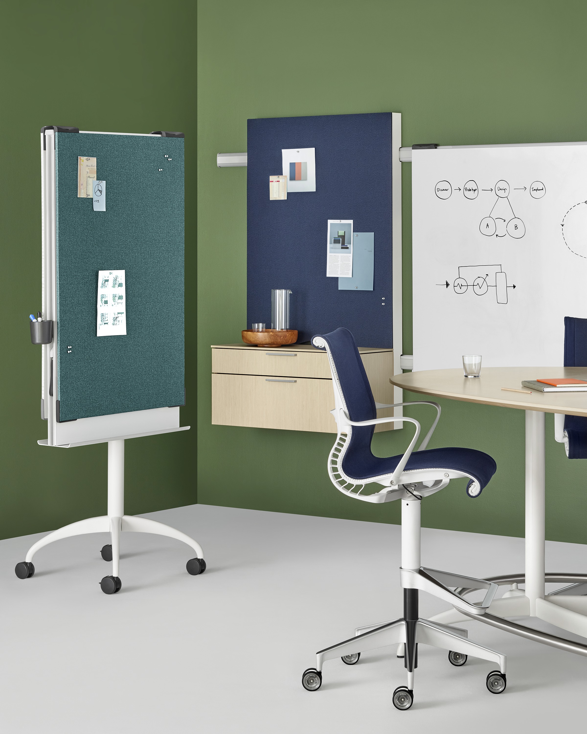 培训家具|书写板|办公家具|（中国）科技公司家具|飞地多功能活动书写板